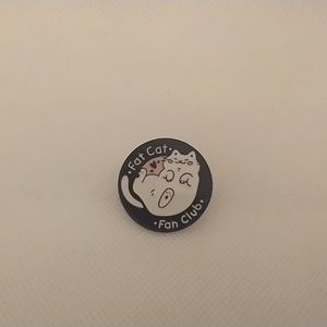 🧁 3/$30 Fat Cat Fan Club Enamel Pin NEW